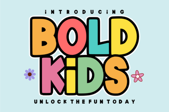 Download Bold Kids Fonts for Creative Designs