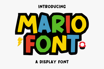 Designing with the Classic Mario Font