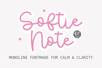 Softie Note Font for Modern Creative Projects