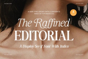 Raffined Font: Streamlined Design for Modern Projects